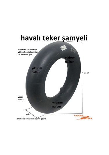 El Arabası Şamyeli Yaparlar Tekerlek Havalı Şamrel Şişme İç Lasti