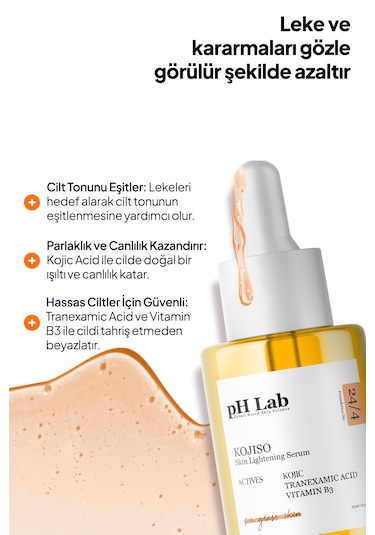 Phlab Kojiso Aydınlatıcı Serum 30 ML