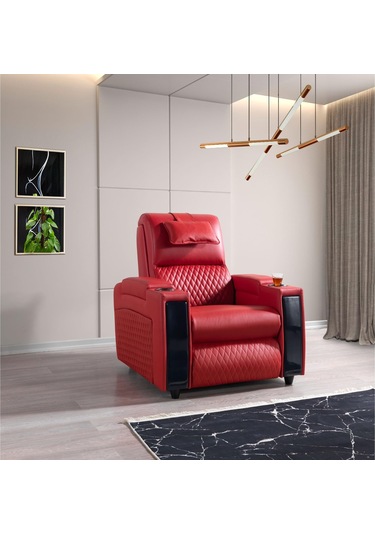 Anika Tekli Koltuk Rehome Sinema Koltuğu 97x97x105 Cm Kiremit