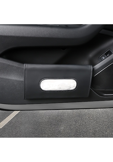 Neevoyu Araç İçin Asma Havlu Kutusu - Güneşlik Tutucu Klasik Siyah Kelebek Desenli Araç Dekorasyon Aksesuarı Diğer