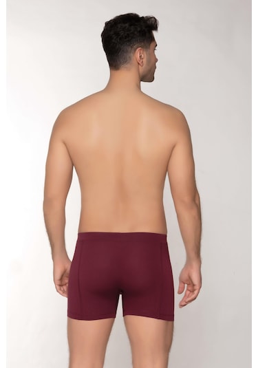 Dowry Erkek Modal Boxer Gizli Lastikli Bordo Bordo