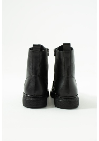 King Shoes Büyük Numara Siyah Bot