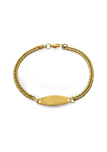 Gümüşhediyeal Çelik Zincirli Gold Renk Kişiye Isim Yazılı Kadın Bileklik Çok Renkli