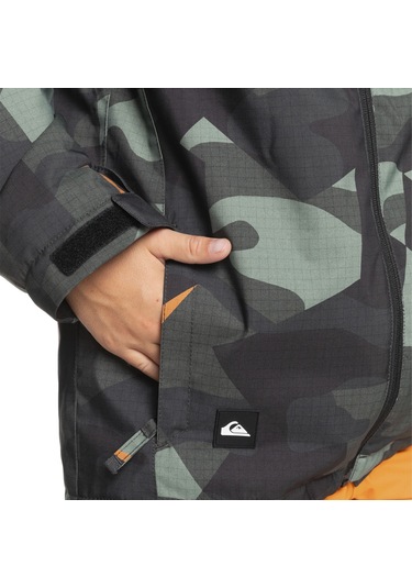 Quiksilver Mission Printed Youth Erkek Çocuk Snowboard Montu Renkli Renkli Çok Renkli