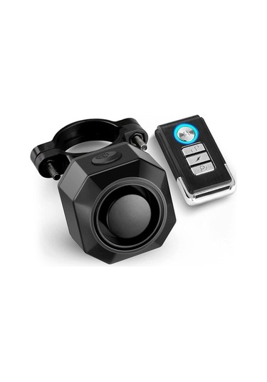 Happychildhood Usb Şarj Edilebilir Bisiklet Alarmı, Uzaktan Kumandalı, 110db Yüksek Sesle Kablosuz Hırsızlığa Karşı Titreşim Hareket Sensörü Araç Güvenlik Alarmı