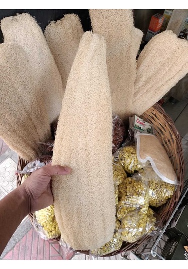 Kese Hamam Kesesi Kabak Lifi 60 - 70 Cm Ham Kabak Lifi Işlenmemiş Lif Kabak