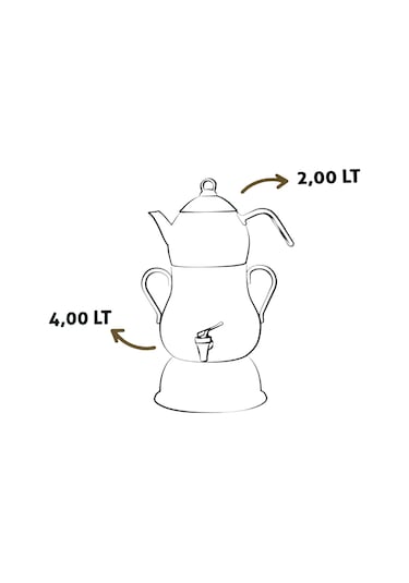 Lines Şahmeran 4 L Elektrikli Semaver