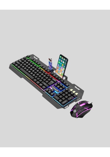 Rgb Aydınlatmalı Oyuncu Klavye Mouse Mekanik Hissiyat, Maksimum Kontrol Diğer