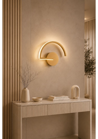 Mori Modern Led Duvar Apliği Günışığı Eskitme