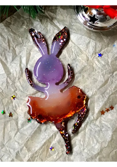 Astra Epoxy Silikon Kalıp "balletçik Tavşan" 270865807