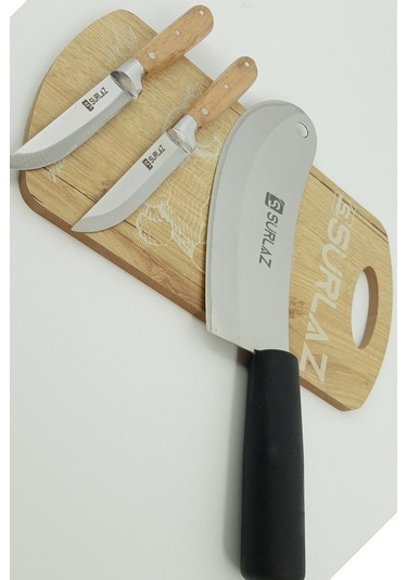 Sürmene Mutfak Bıçak Seti Soğan. Satırı. Pide Kesici