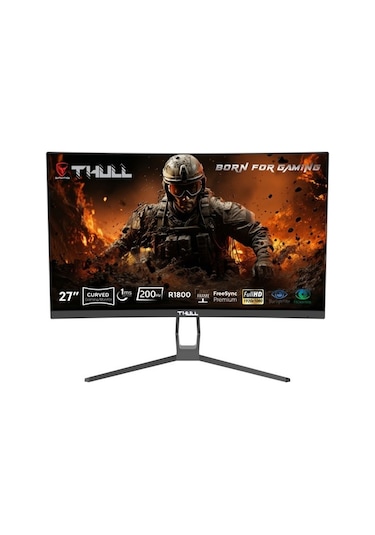 Thull Vision TG-VSN27C-200  27'' 1 MS 200 Hz Freesync FHD VA Curved Gaming Monitör
