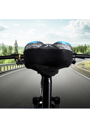 Suntek Sıvı Yumuşak Silikon Bisiklet Koltuk Örtüsü Bisiklet Gri - Mavi