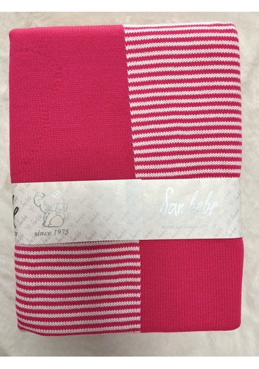 160543 Pc Juniors Yazılı Triko Battaniye-fuşya Fuşya