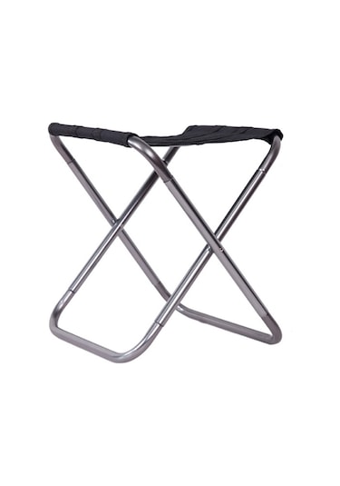 Açık Mekan Taşınabilir Kamp Katlanır Sandalye 7075 Alüminyum Alaşım Balıkçı Barbekü Dışkısı, Boyut: 24.5x22.5x27cm Gümüş Gri , Boyut:kamp Katlanır Sandalye Gümüş Gri Mavi