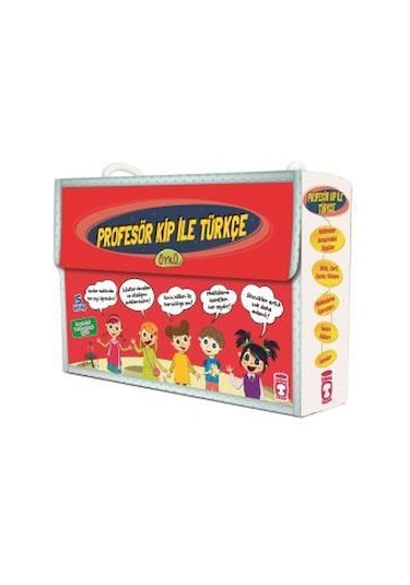 Profesör Kip ile Türkçe 1 Set - (5 Kitap)