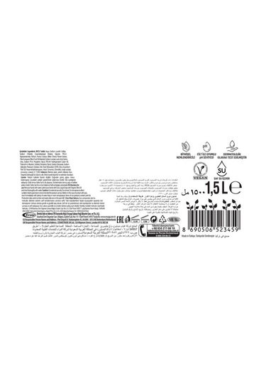 Duru Organik Zeytinyağlı Kiraz Çiçeği Sıvı Sabun 2 x 1500 ML + 500 ML