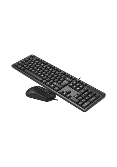 A4Tech KK-3330 Kablolu USB Multimedya Q Klavye Mouse Set