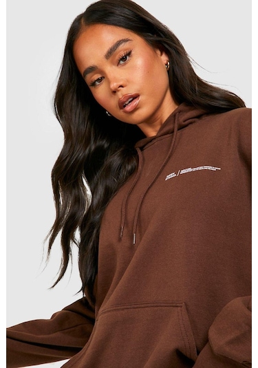 Unisex Kahverengi Dsgn Studio Oversize Sweatshirt Kahverengi