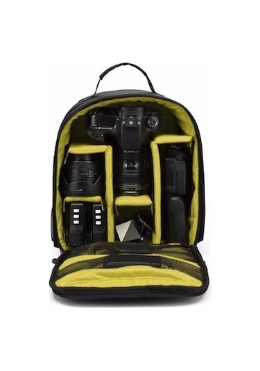 Nikon Çanta Dslr Fotoğraf Makinesi İçinbölmeli Nikon Sırt Çantası