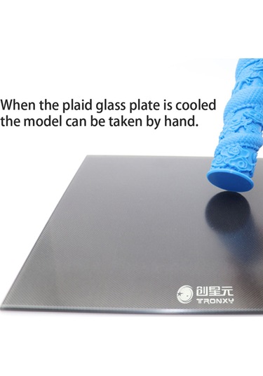 Tronxy Karbon Silikon Kristal Cam Baskı Yatak Platformu