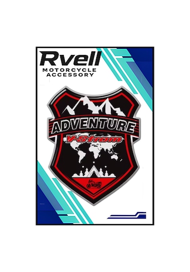 Rvell V-strom Siperlik Damla Sticker 001 1.Resim