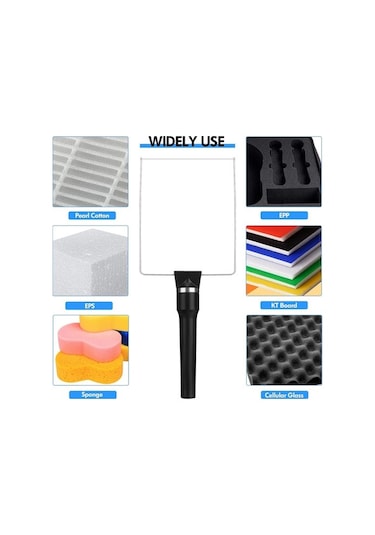 Wealthglow Köpük Kesici Sıcak Tel Bıçağı Köpük Kesici Alet Seti 3 Strafor Kesme Makinesi Kalemi, El Sanatları Dıy Ab Fişi Uçlar Renkli 1vhjf0