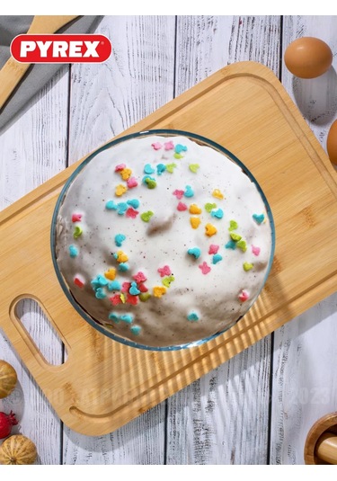 Pyrex Bento Dişi İçin Cam Pişirme Kalıbı 22 Cm 218790621 Beyaz