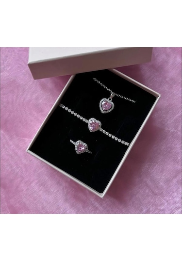 Byantep Pembe Kalpli Suyolu Set