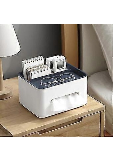 Mendil Tutucu Masa Saklama Düzenleyici, Düşmeye Karşı Dayanıklı Dikdörtgen Mendil Kutusu, 21x16x12,5 Cm, Her Mendil Kutusu Peçete Dispenserine Uyumlu