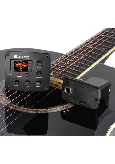 Joyo Je-305 Akustik Gitar Piezo Pikap Preamp 4-band Siyah