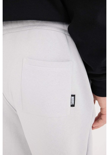 DeFacto Marvel Logo Only Regular Fit Eşofman Altı Beli Bağcıklı Cepli C6514AX24AUGR184