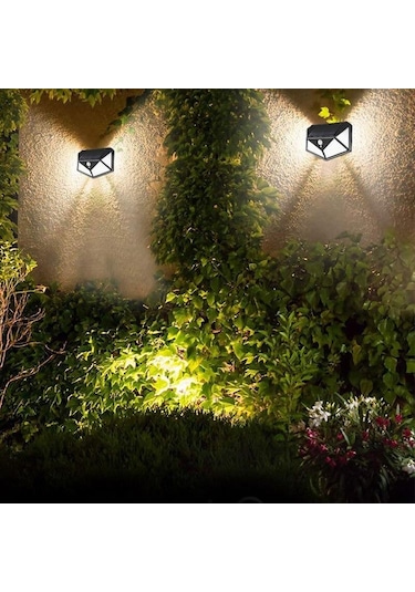 Technojet 114 Ledli 3 Modlu Cob Solar Güneş Enerjili Bahçe  Aydınl