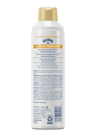 Gold Bond Clean Scent Vücut Spreyi 198gr