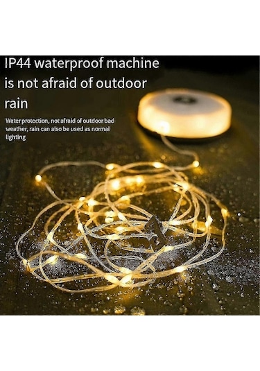 Bloomnest Kamp Işık Zinciri, 8 Modlu Led Kamp Feneri, Şarj Edilebilir, Kamp, Yürüyüş, Çadır Uyumlu G35 Newway Asorti Çok Renkli