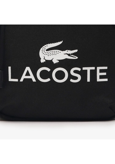 Lacoste Erkek Baskılı Siyah Postacı Çantası