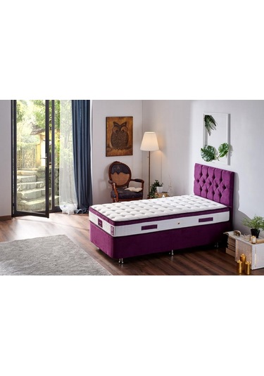 Nironyatak Niron Violet 90X190 Tek Kişilik Gizli Pedli Yatak Full Ortopedik