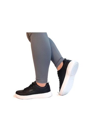 Jump 31178 Siyah-beyaz Memory Sistem Hafif Rahat Spor Ayakkabı Siyah - Beyaz