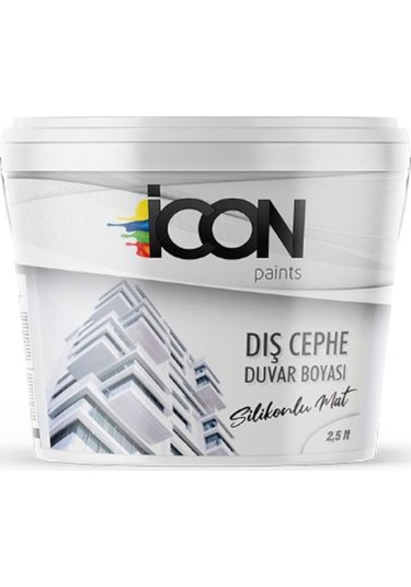 Icon Silikonlu Mat Dış Cephe Boyası 2,5 Lt.