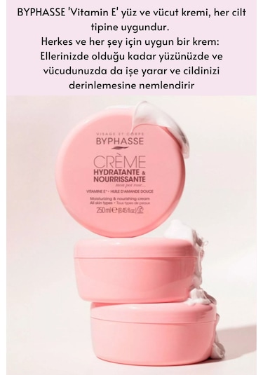 Vitamin-e Nemlendirici Krem Yüz ,vücut Ve Eller Için 250ml