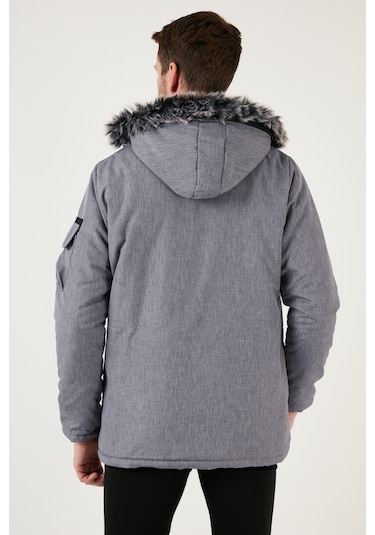 Buratti Peluş Astarlı Suya Ve Rüzgara Dayanıklı Soğuk Geçirmez Slim Fit Erkek Mont 5711051 Açık Gri Buratti Peluş Astarlı Suya Ve Rüzgara Dayanıklı Soğuk Geçirmez Slim Fit Erkek Mont 5711051 Açık Gri