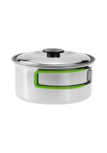 Createtech Yürüyüş Tencere Seti, Taşınabilir Skycity Çok Renkli Kamp Kase, Paslanmaz Çelik Çantalı Çok Renkli