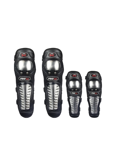 Neevoyu Motor Kollu Ve Dizlik 4'lü Set - Çelik Kaplama, Ayarlanabilir Kayışlı, Offroad Ve Bisiklet Sporları İçin Tüm Mevsim Korumalı Altyapı