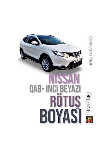 Nıssan Qashqai - İnci Beyaz Otomobil Çizik Taş İzi Giderici Rötüş Boyası 20+20ml Çift Şişe
