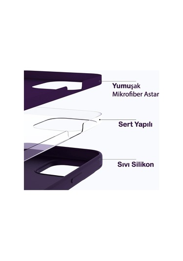 İphone 13 Pro Max Kılıf Kamera Lensli Lansman Silikon Kapak