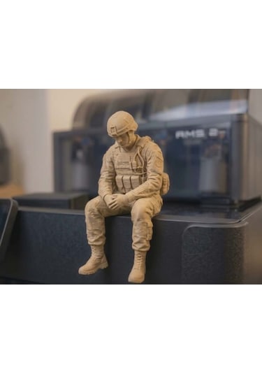 Modern Asker Figürü - Taktik Operatör 3d Baskı Koleksiyon Figürü