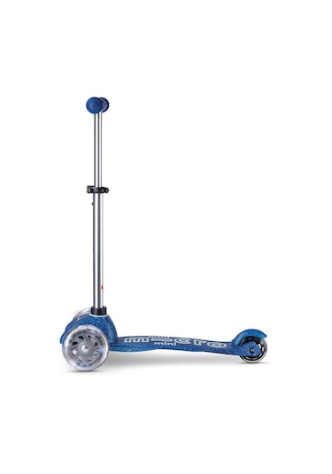 Micro Mini Micro 3 Tekerlekli Scooter Deluxe Galaxy Glitter Led Navy