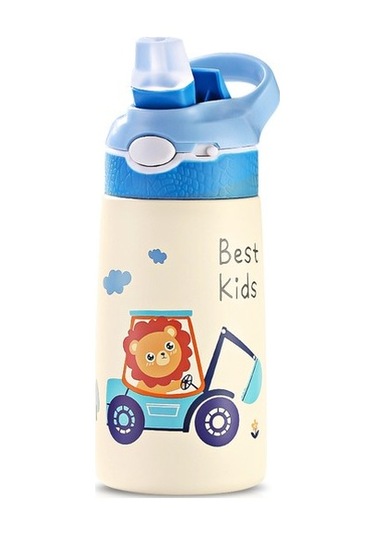 400ml Çocuk Termal Şişe Unicorn Su Şişesi Soğuk Su Şişesi Taşınabilir Seyahat Okul Su Şişesi Çocuklar Için Ücretsiz Bpa Bv9ykg MAvi