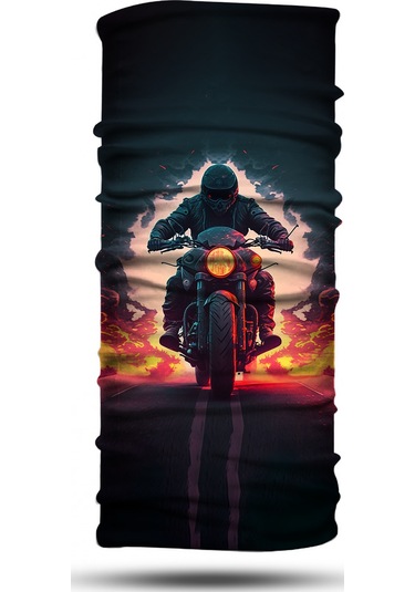Daırb0082 - Çok Amaçlı Bandana Motosiklet Boyunluk Balaklava Outdoor Yüz Maskesi Kayak Maskesi Çok Renkli