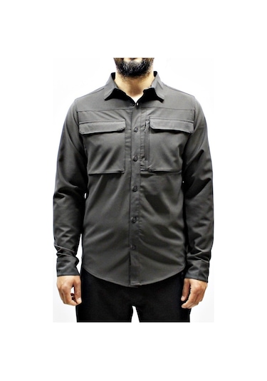 Mudwill Gri Flex Tactical Outdoor Taktik Gömlek Gri
